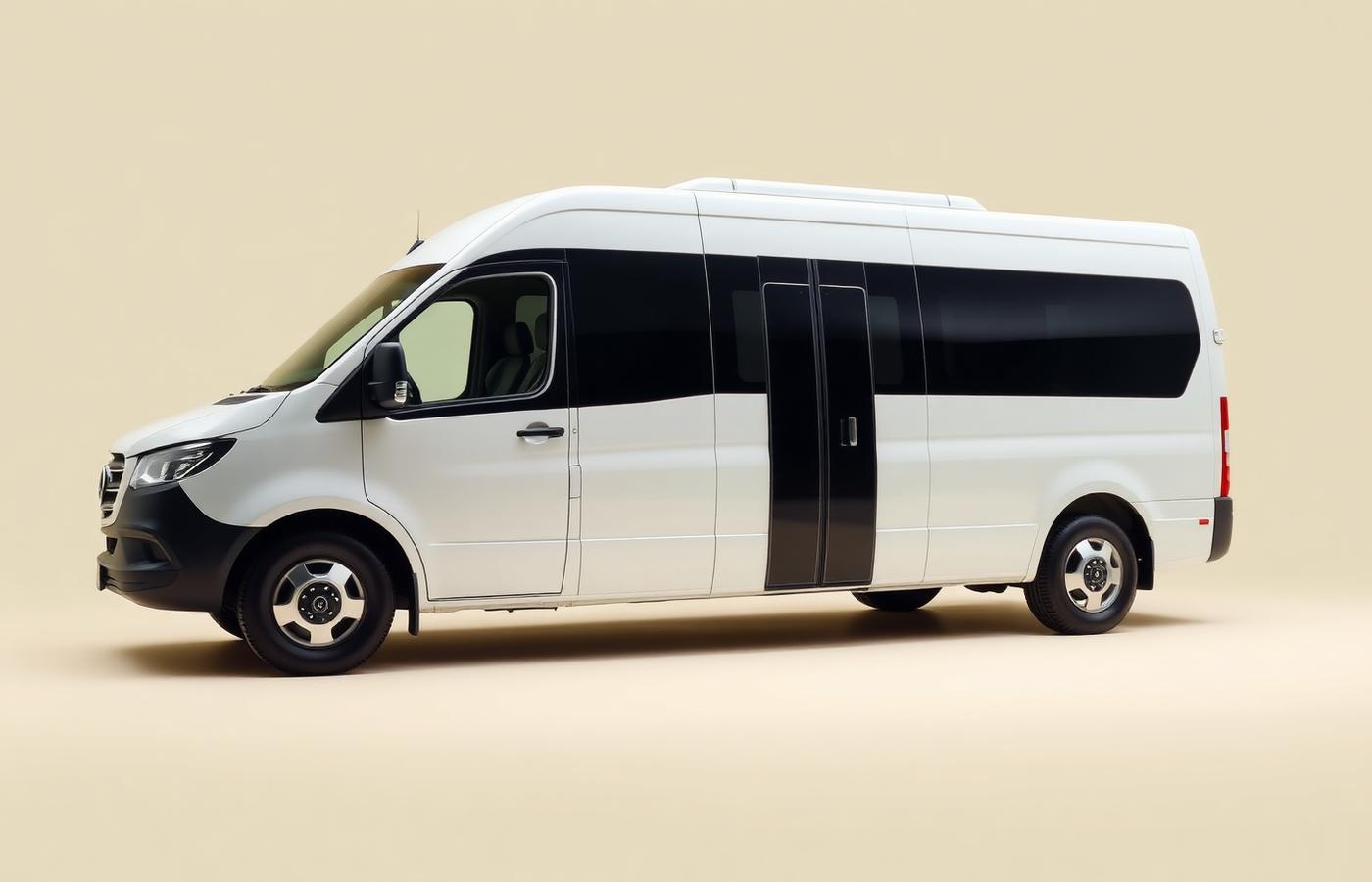 Modern minibus